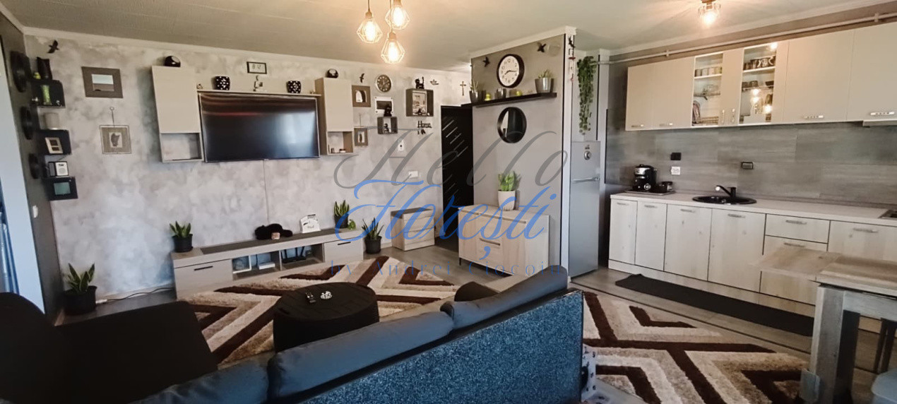 Apartament 2 camere 51 mp | terasa 15 mp | parcare | zona Porii | Floresti.