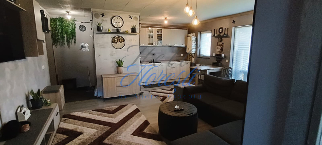 Apartament 2 camere 51 mp | terasa 15 mp | parcare | zona Porii | Floresti.