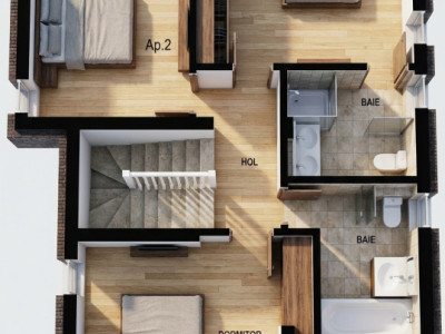 Casa tip duplex 164mp, zona Teilor