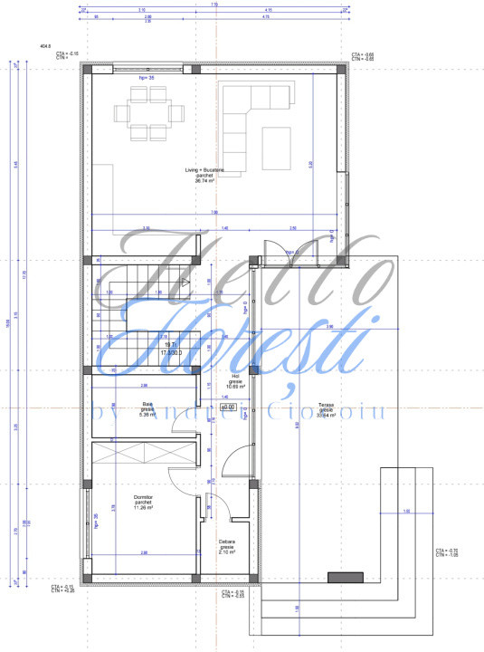 Casa individuala de vanzare cu 5 camere, in Floresti