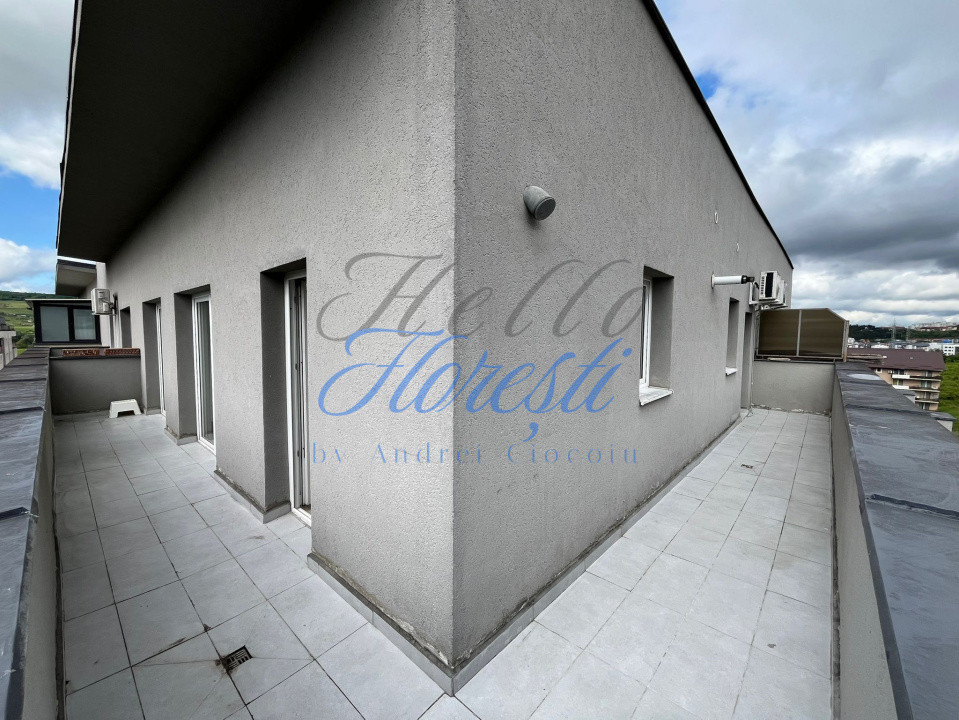 Penthouse 3 camere 60mp, 20 mp terasa, 2 parcari disponibile, zona BMW!