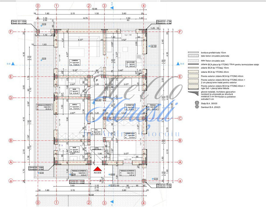 Casă individuală pe un singur nivel, Gilău 