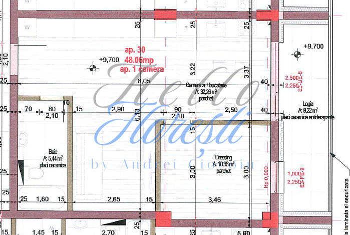 Apartament 1 camera, 48.06 mp , Zona Calea Turzii /Cluj Napoca