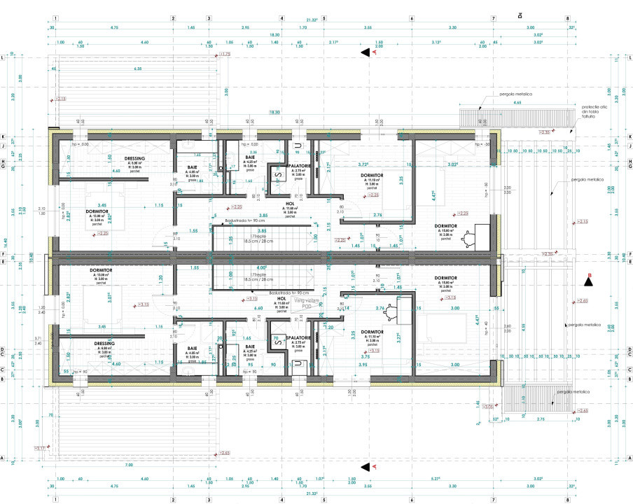 Duplex 4 camere NZEB Cluj zona Iris 