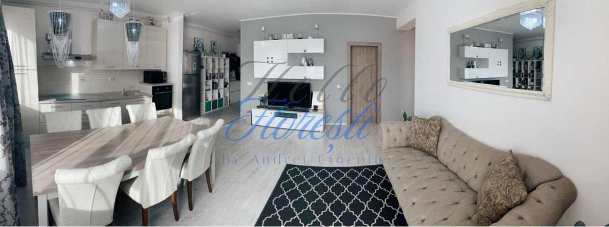Apartament 3 camere 79 mp | logie 4 mp | zona Tineretului | Floresti.