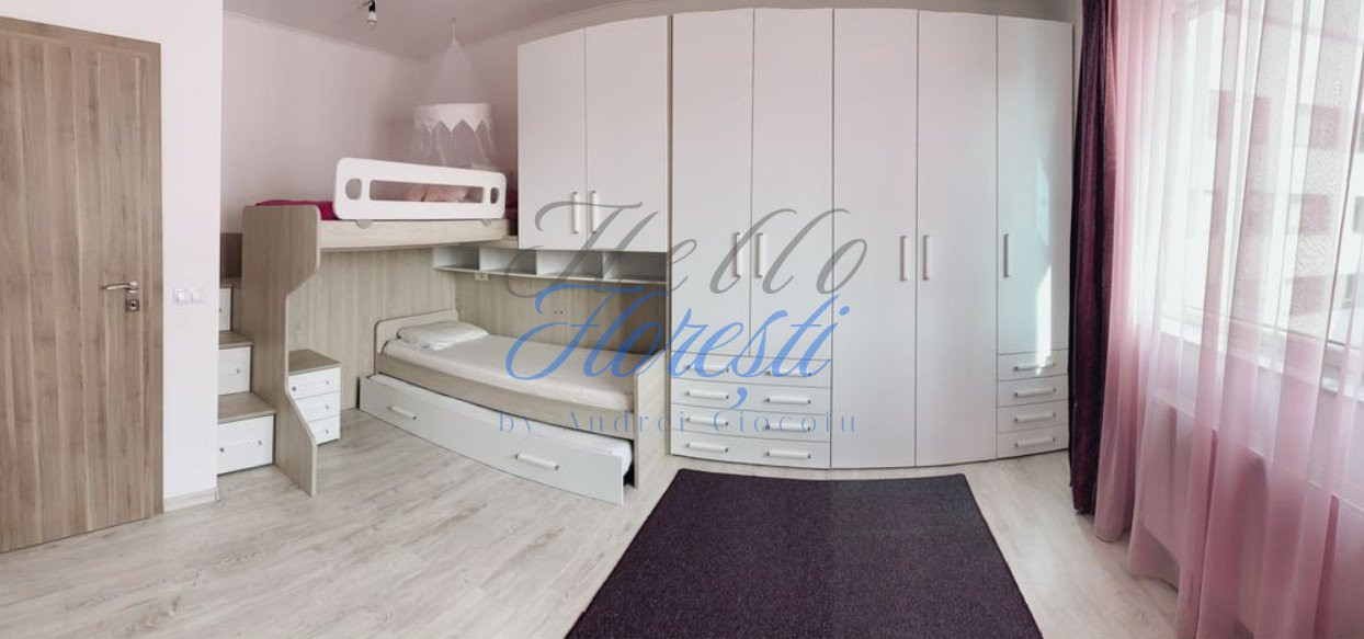 Apartament 3 camere 79 mp | logie 4 mp | zona Tineretului | Floresti.