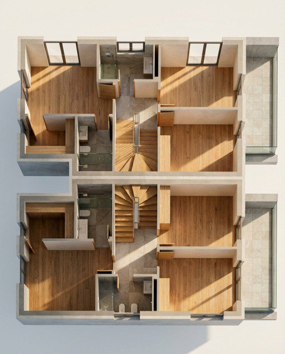 Teren cu AC pentru duplex, 1000mp, Jucu de Sus! 