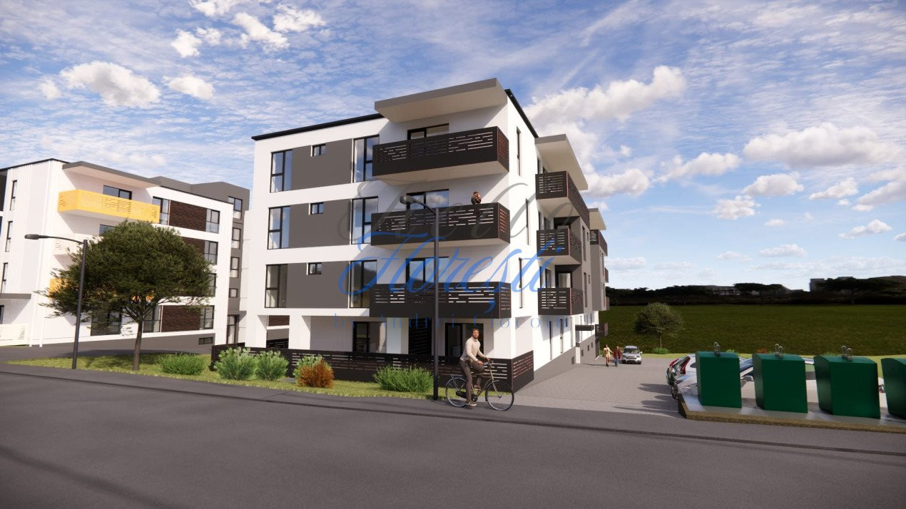 Apartament 2 camere cu terasa, semifinisat, 59 mp, zona Terra Gardens, Chinteni 