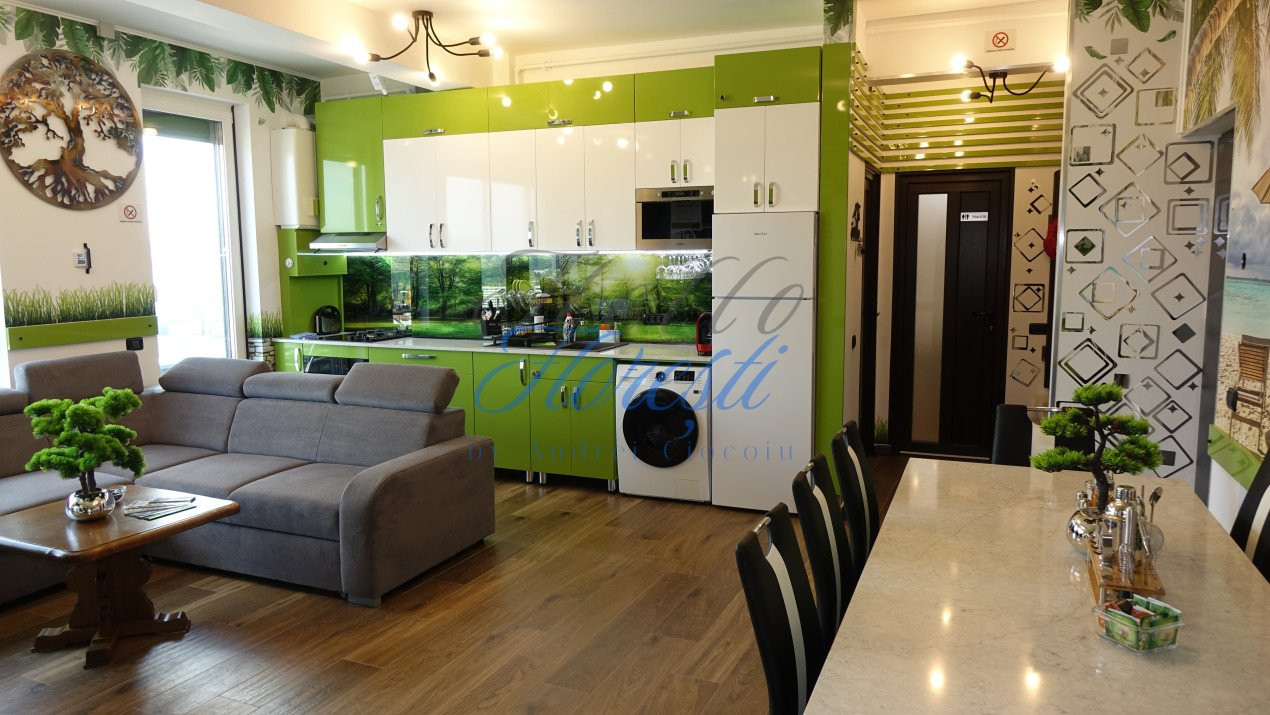 Apartament 3 camere, 64 mp, ultrafinisat, cu terasa, Zona Vivo Cluj!