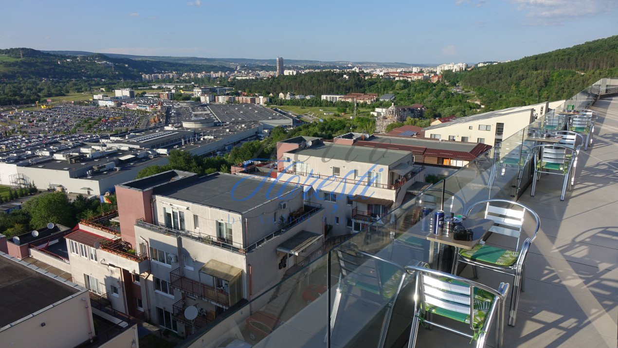 Apartament 3 camere, 64 mp, ultrafinisat, cu terasa, Zona Vivo Cluj!
