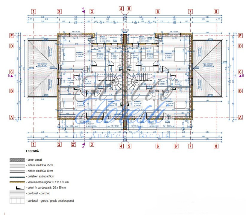 Duplex - 134 mp utili - panouri fotovoltaice - Gilău Sud