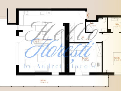 Apartamente cu 3 camere intr-un ansamblu nou zona VIVO