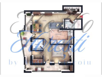 Apartment spațios 2 camere, zona Valea Garbaului